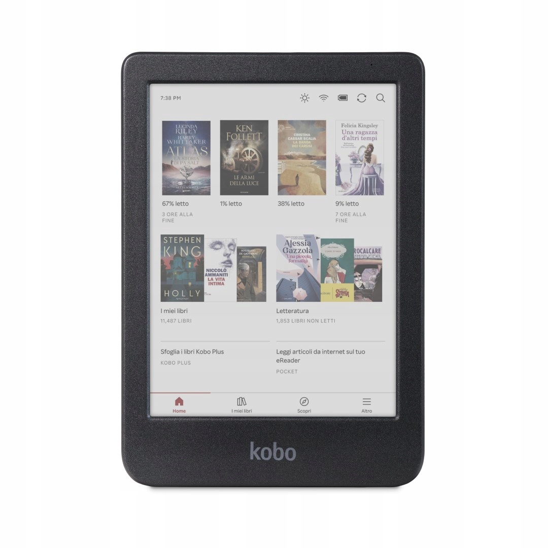 Čítačka Ebook Kobo Clara Colour 6 EInk Kaleido3 16GB čierna
