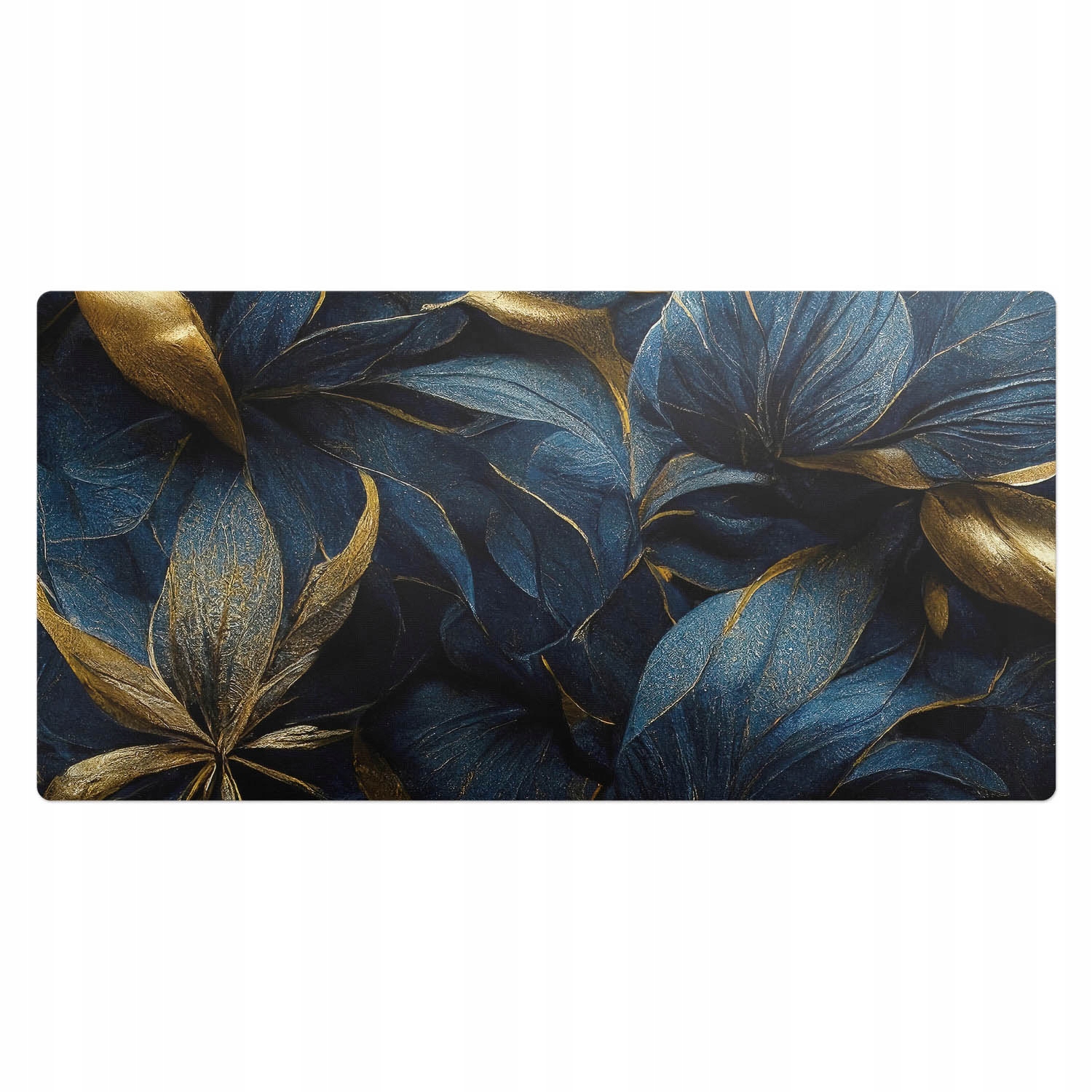 Podložka na stůl pro hráče Vzor listů v sofistikovaném stylu 100 x 50 cm