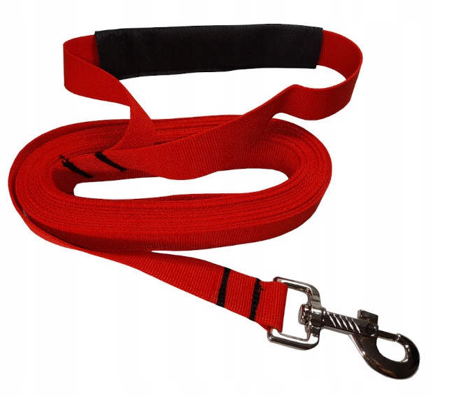 Levně vodítko z popruhu pro středního psa do 5-25kg 50m