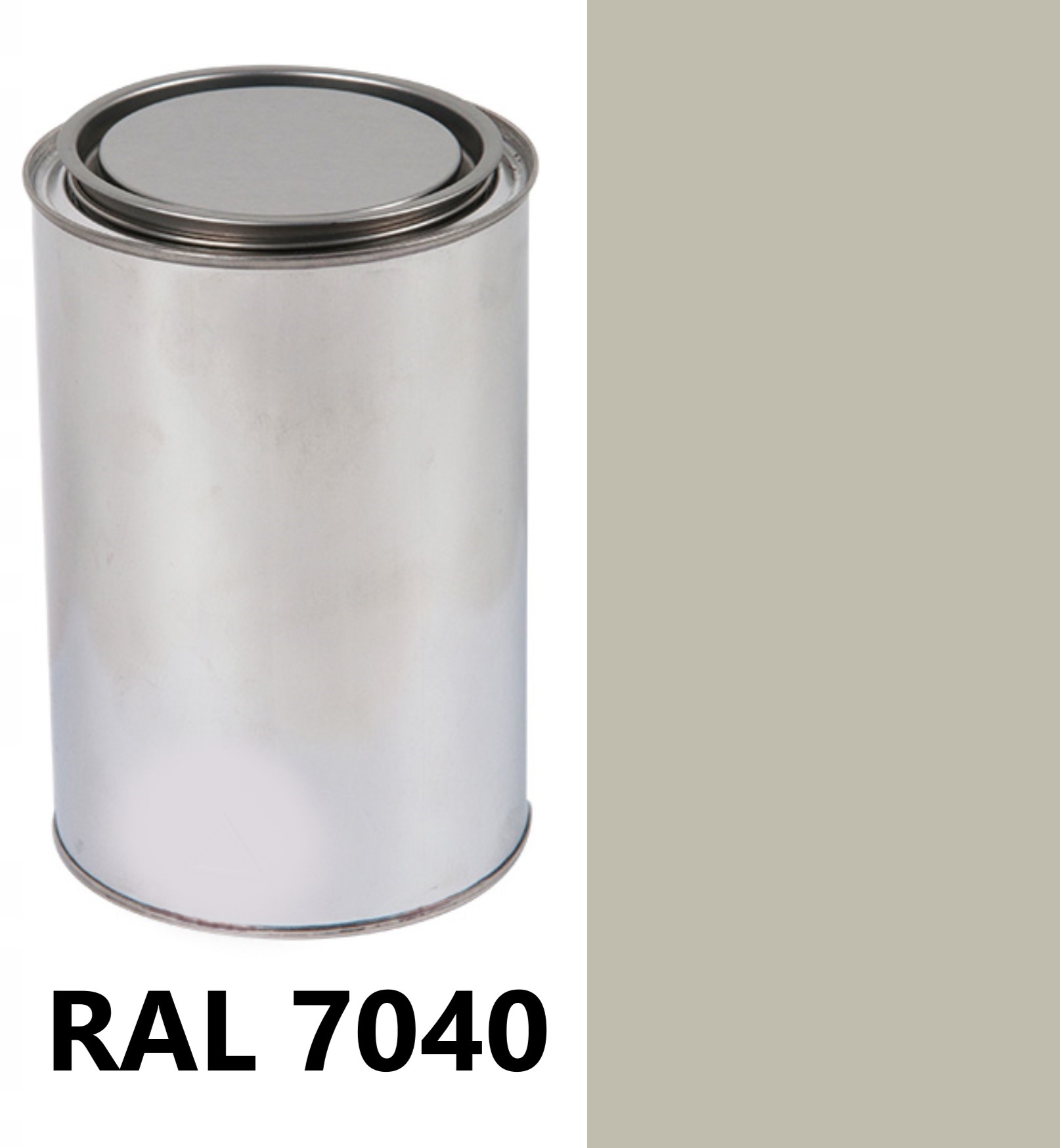 

Ral 7040 Poliuretan Akryl 2:1 Farba 1L Połysk