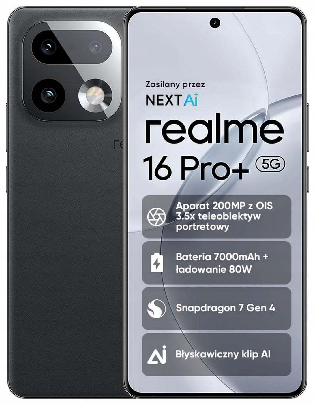realme 16 Pro+ 5G 8/256GB Nfc DualSIM Master Grey