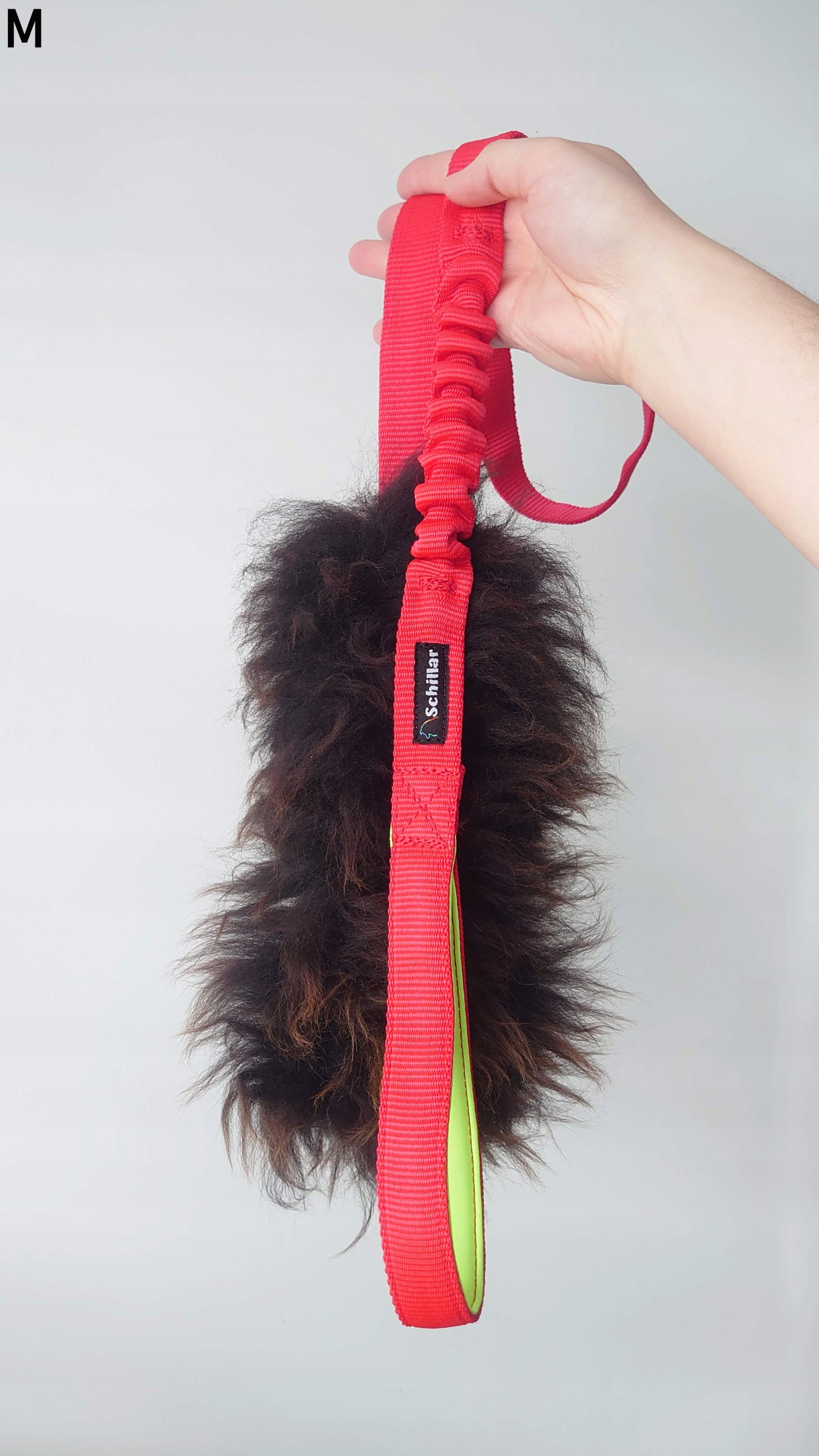 Levně Přetahovadlo hračka z přírodní ovce velikost M pro psa, hnědá, dlouhý tlumič