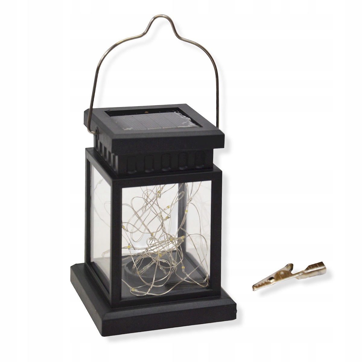 013907 LATARNIA LAMPA ZE ŚWIATEŁKAMI LAMPION LED