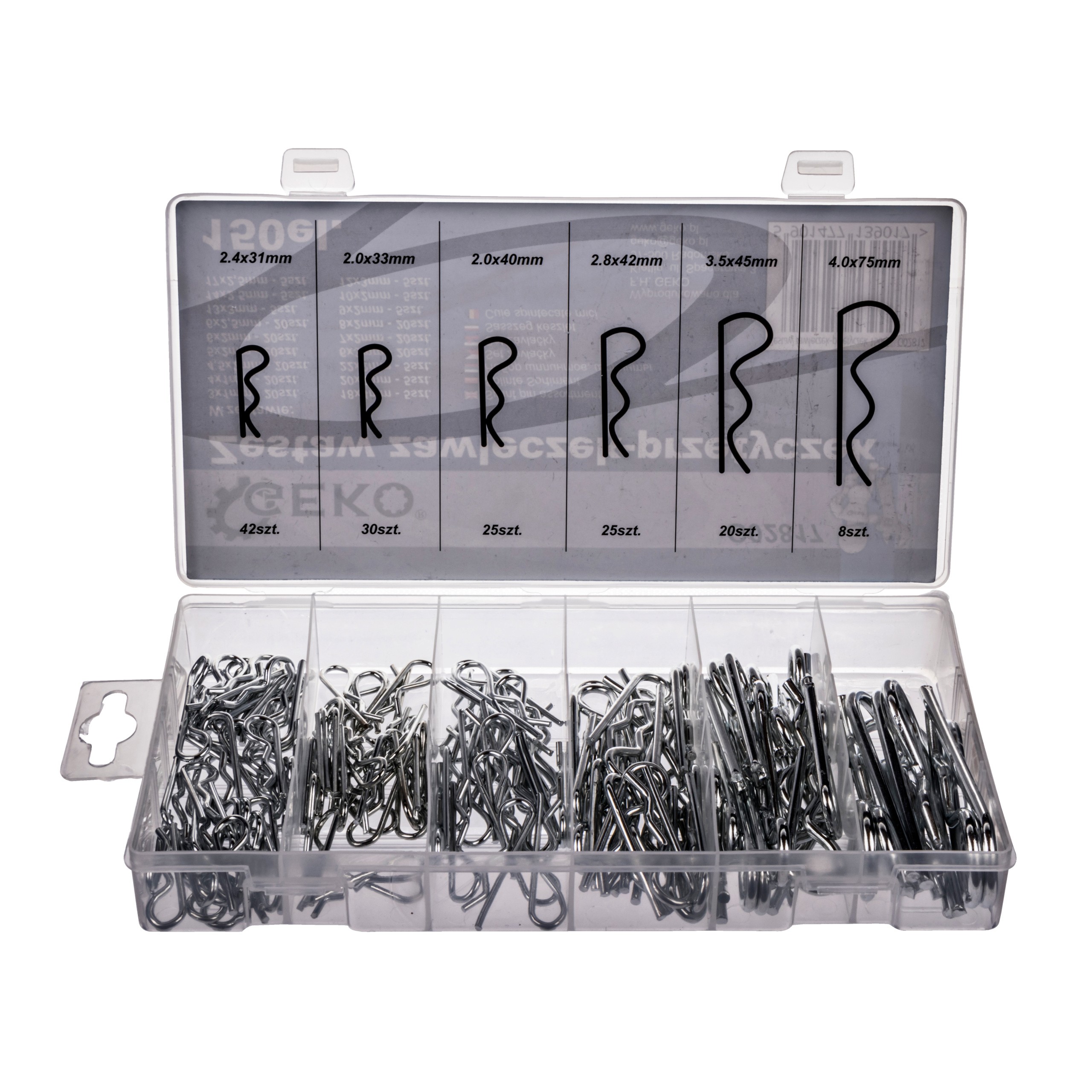 ZAWLECZKA ZAWLECZKI SPRĘŻYNOWE 2.4-4 mm ZESTAW 150