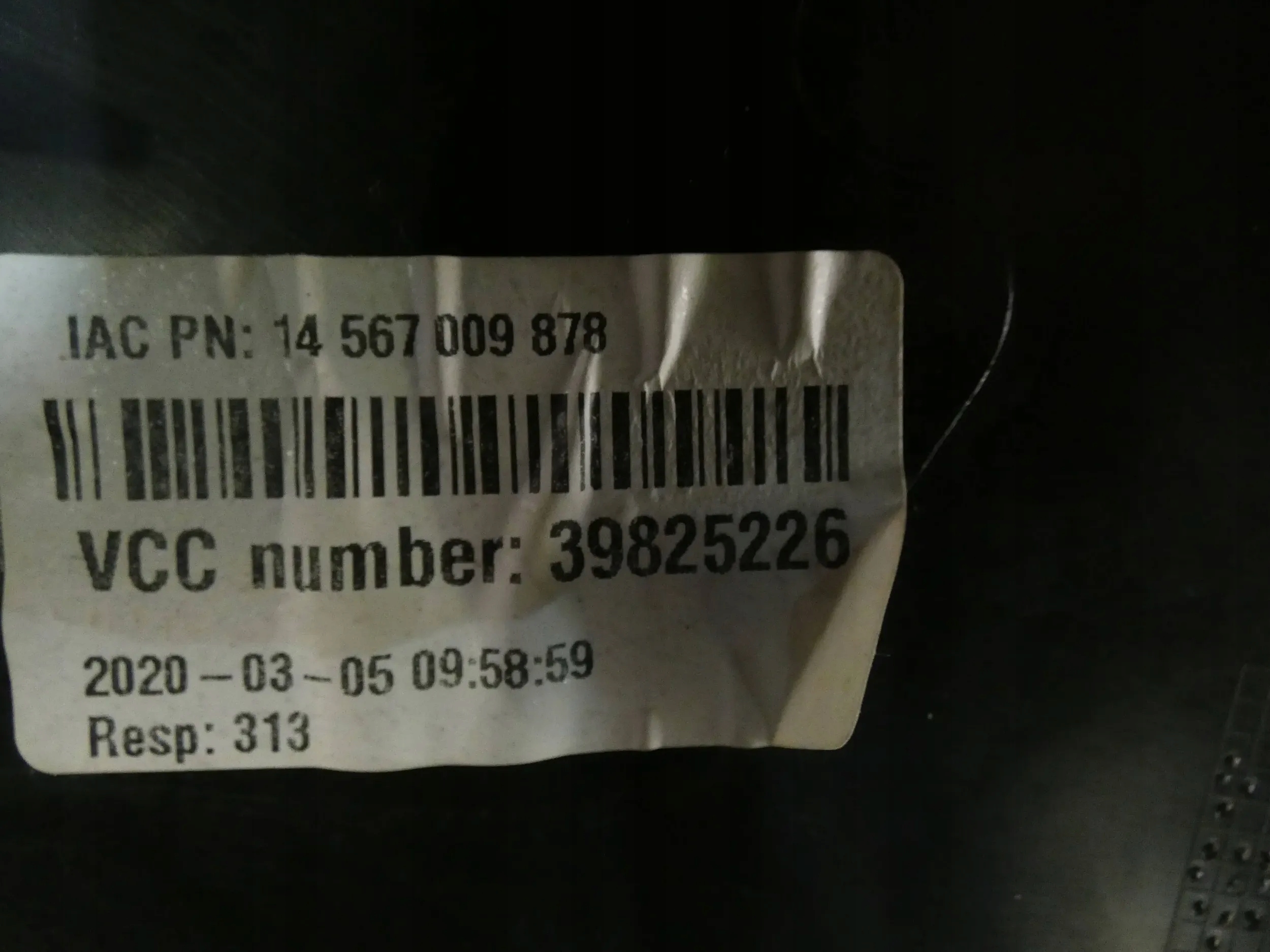 VOLVO XC90 II cover SLUPKA left rear part rear. left