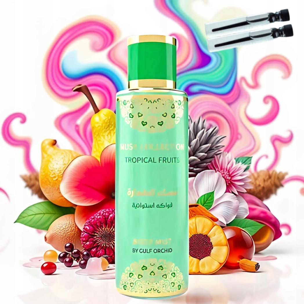 Vonná mlha Body Mist Tropical Fruits 250 ml 2 vzorky Bonus