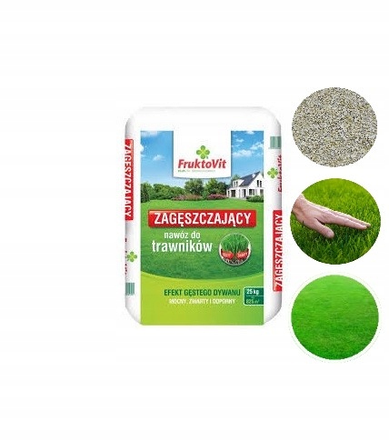Fruktovit Plus zagęszczający nawóz do trawników 25kg