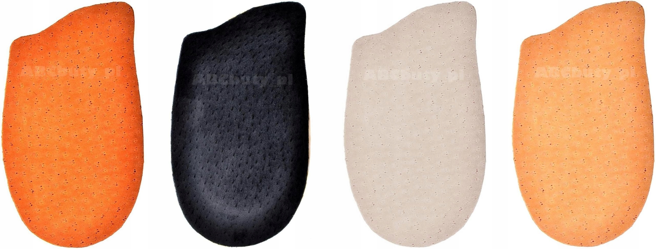 G10-66 BIAŁE AMORTYZUJĄCE PODPIĘTKI CIENKIE WKŁADKI POD PIĘTY PODUSZKI SLIM Kolor dominujący biały