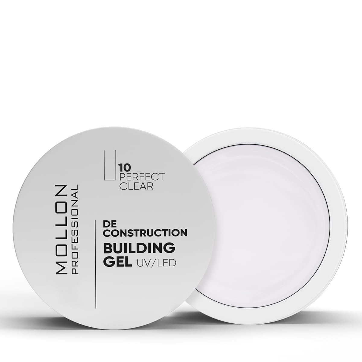 Profesjonalny żel budujący do paznokci 10. Perfect Clear Hema&tpo Free
