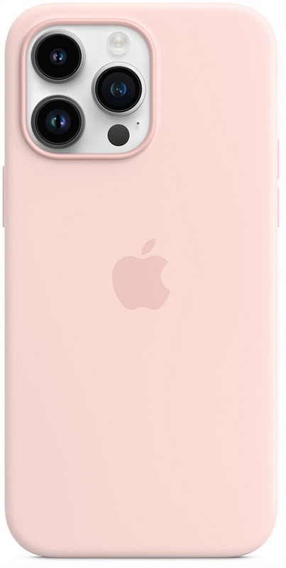 Silikonové pouzdro na iPhone 14 Pro Max Růžové Zadní Kryt Silicone Case Chalk Pink