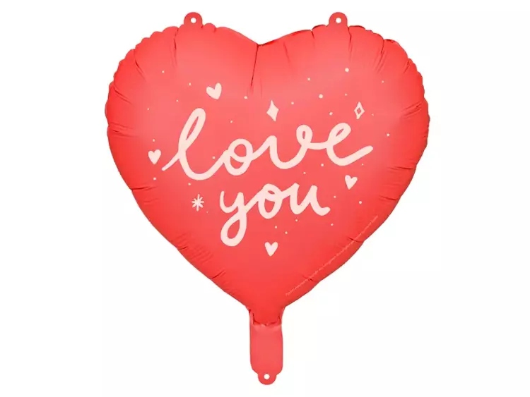 

Balon Foliowy Serce Love You Na Walentynki 45cm 1x