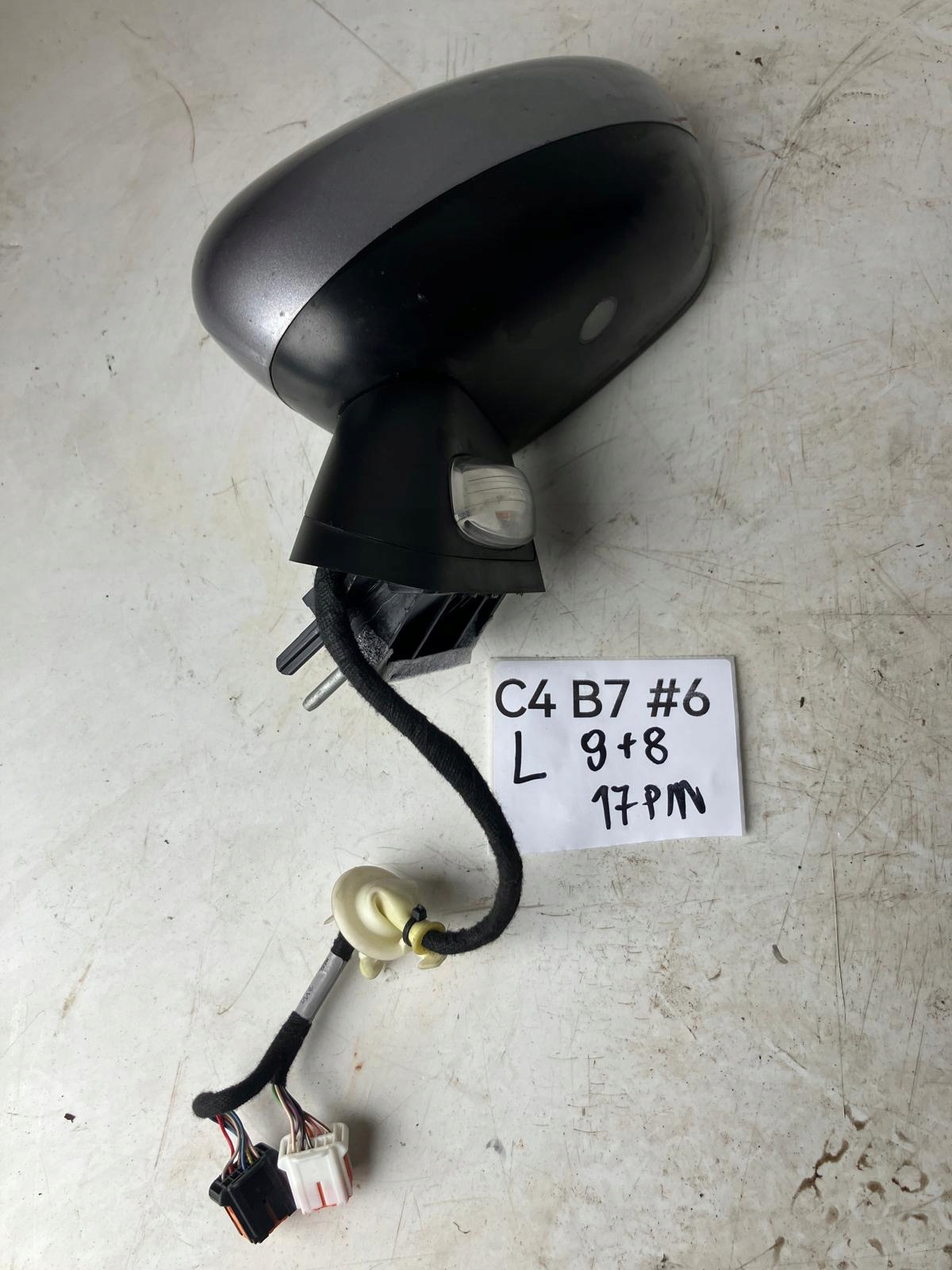 mirror left CITROEN C4 II B7 KCA KCAC 17 PIN EUROPA ASYSTENT