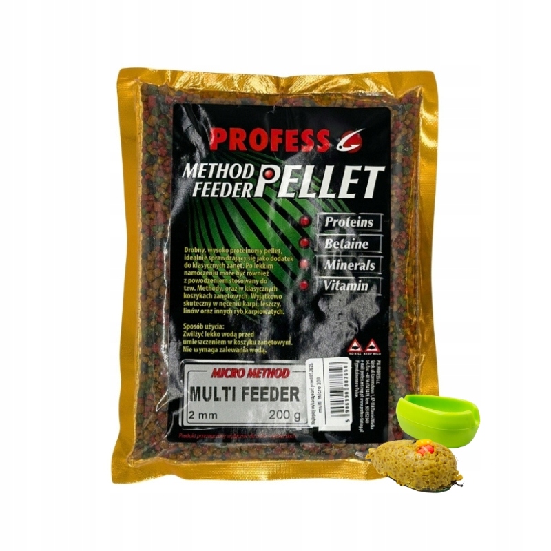 PROFESS PELLET MICRO METHOD MULTI FEEDER 2mm 200g