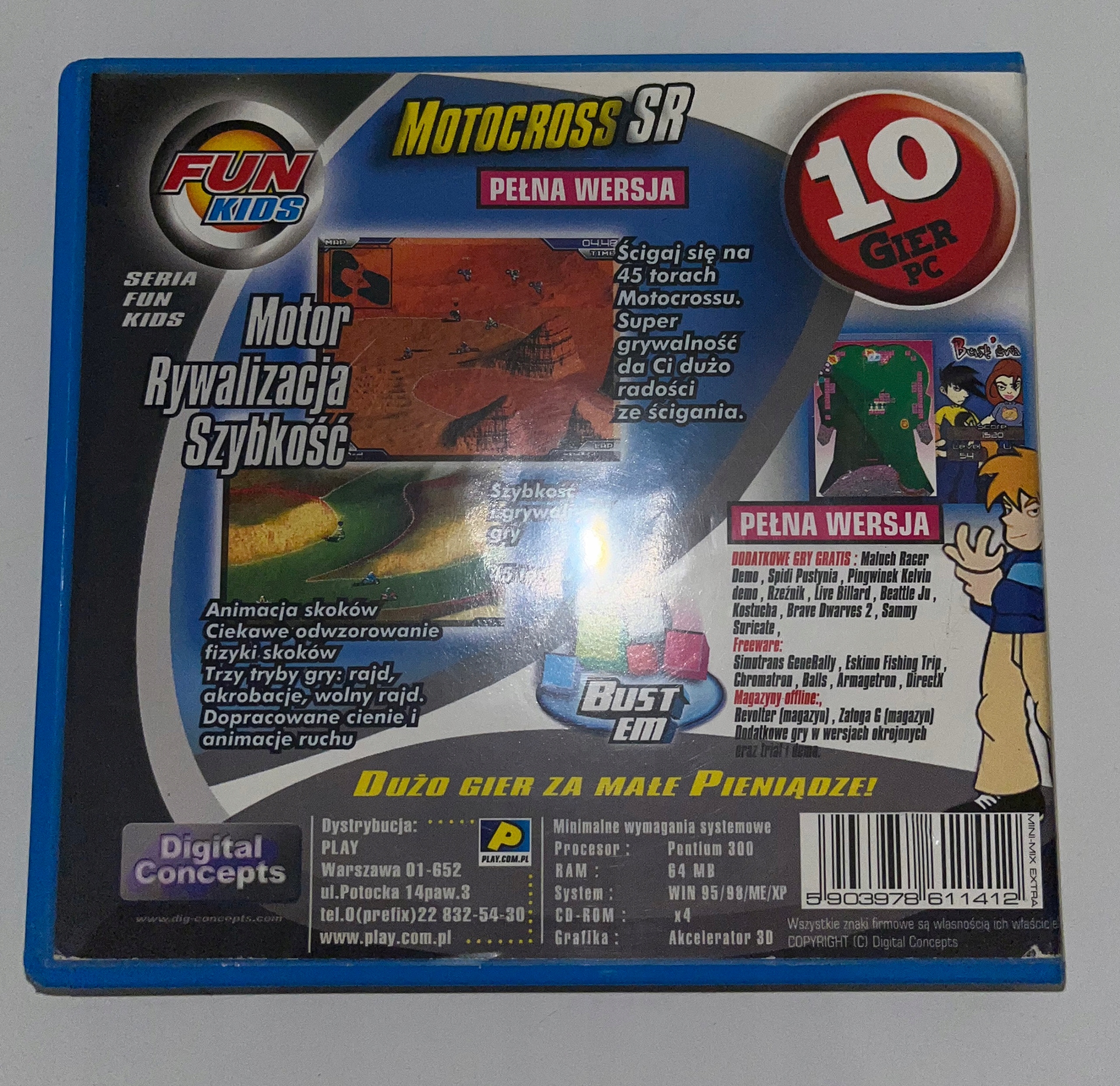 MOTOCROSS STUNT RACER + POLOWANIE NA INDYKI Tytuł MOTOCROSS STUNT RACER+POLOWANIE NA INDYKI