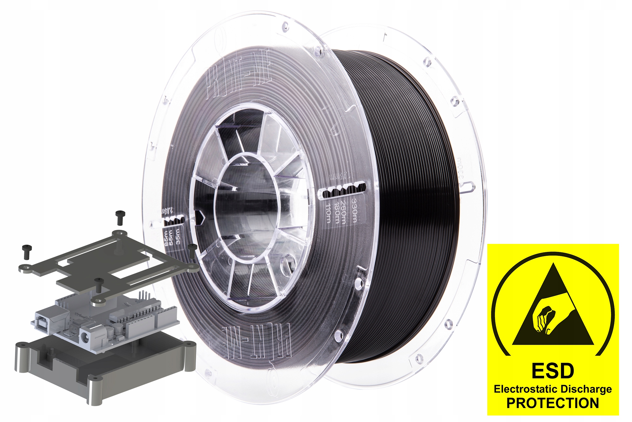 

Print-me Smooth Pet-g Esd Black 850g