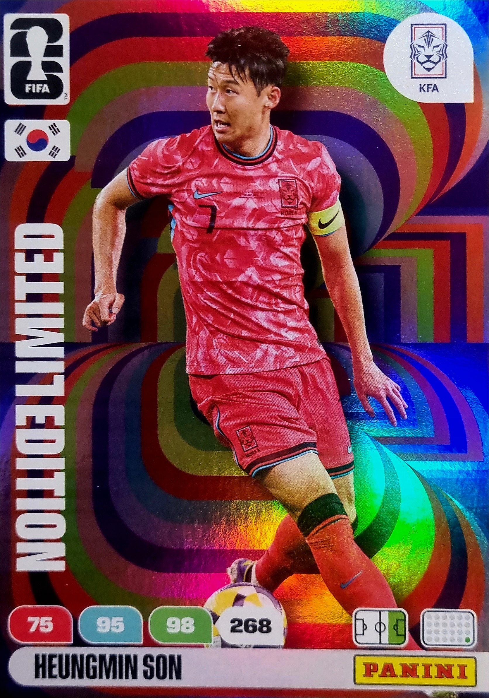 Fifa World Cup 2026 Duża Karta Limited XXL Heungmin Son Korea Południowa