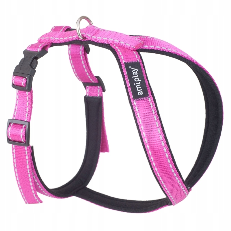 

Amiplay Szelki Grant Soft Reflective M różowe