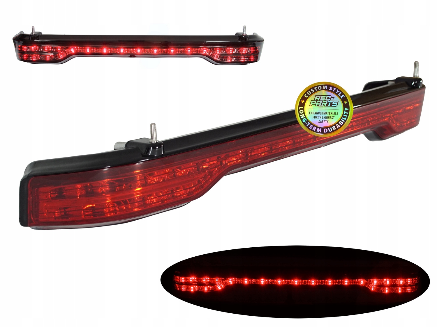 Zadná Led lišta centrálneho kufra Tour Pak Svetlo pre Harley Touring 14-22