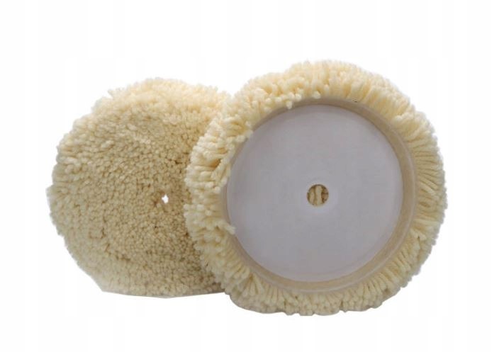 Leštiaca kožušina baret 180mm na suchý zips 100% ovčia vlna na leštenie Kormax