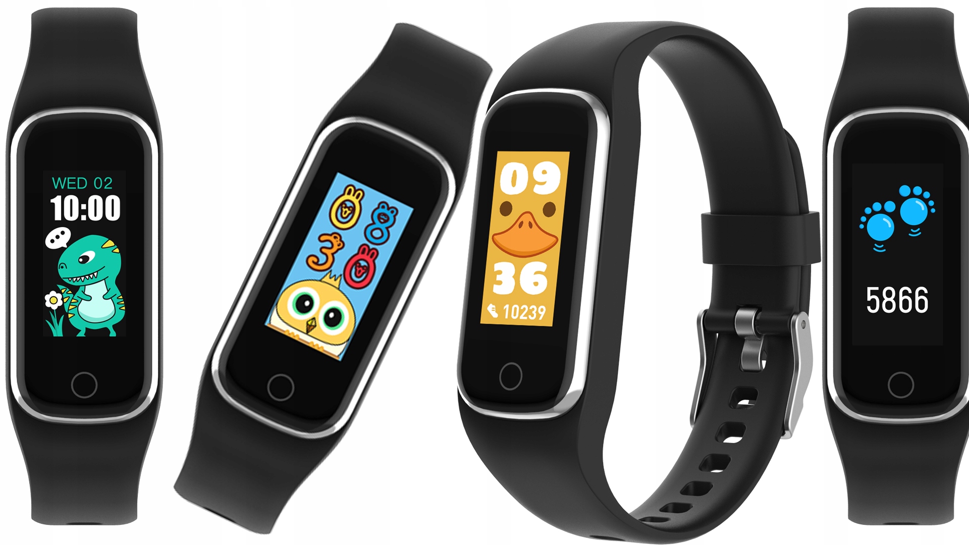 SMARTBAND DZIECIĘCY OPASKA WODOODPORNA PREZENT NA ŚWIĘTA DLA DZIECKA Rodzaj smartwatch dla dzieci