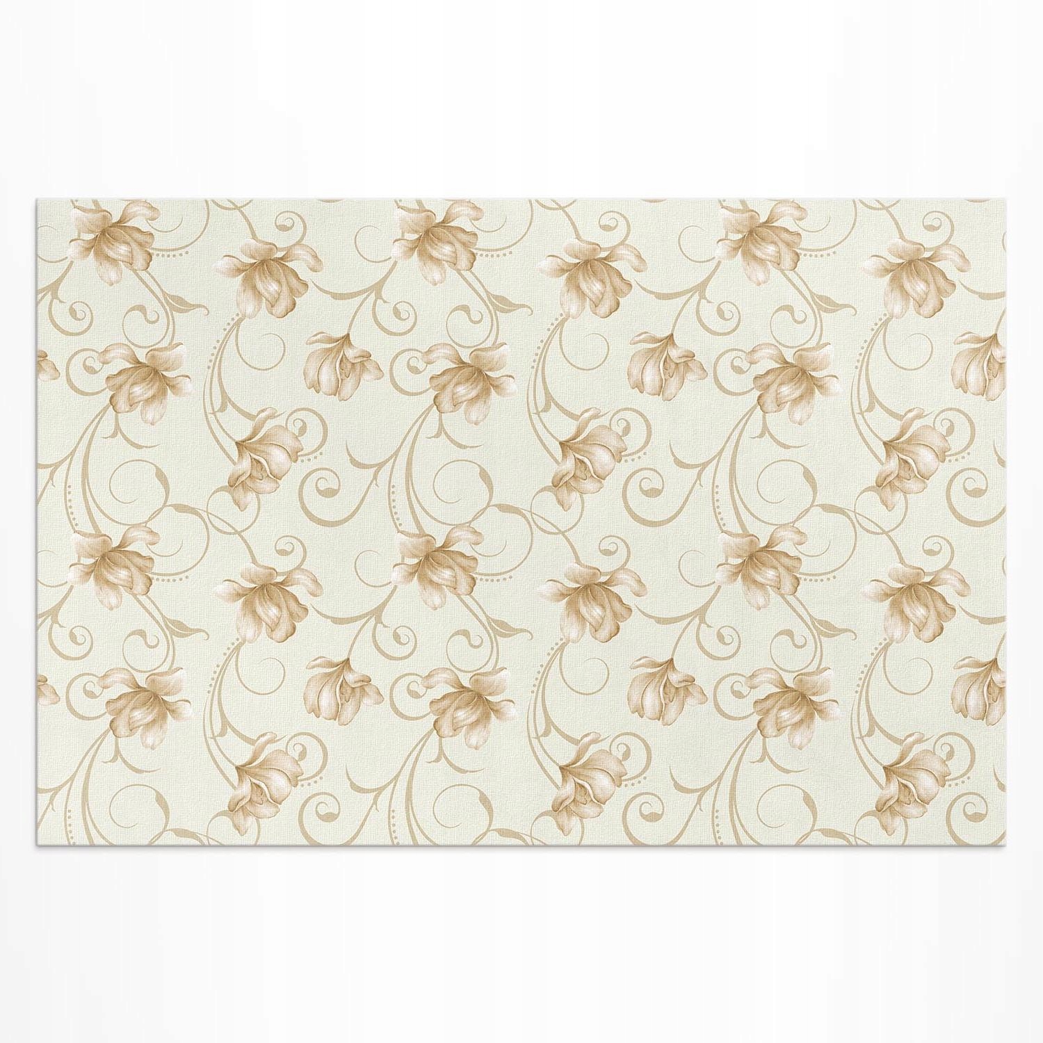 Koberec Outdoor Krásné květiny rostliny v ornamentálním stylu 60x90 cm