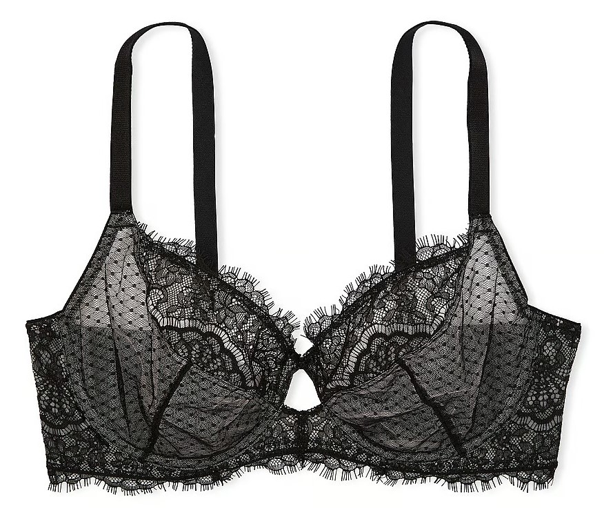 Krajková podprsenka Victoria's Secret černá 75E (34DD)