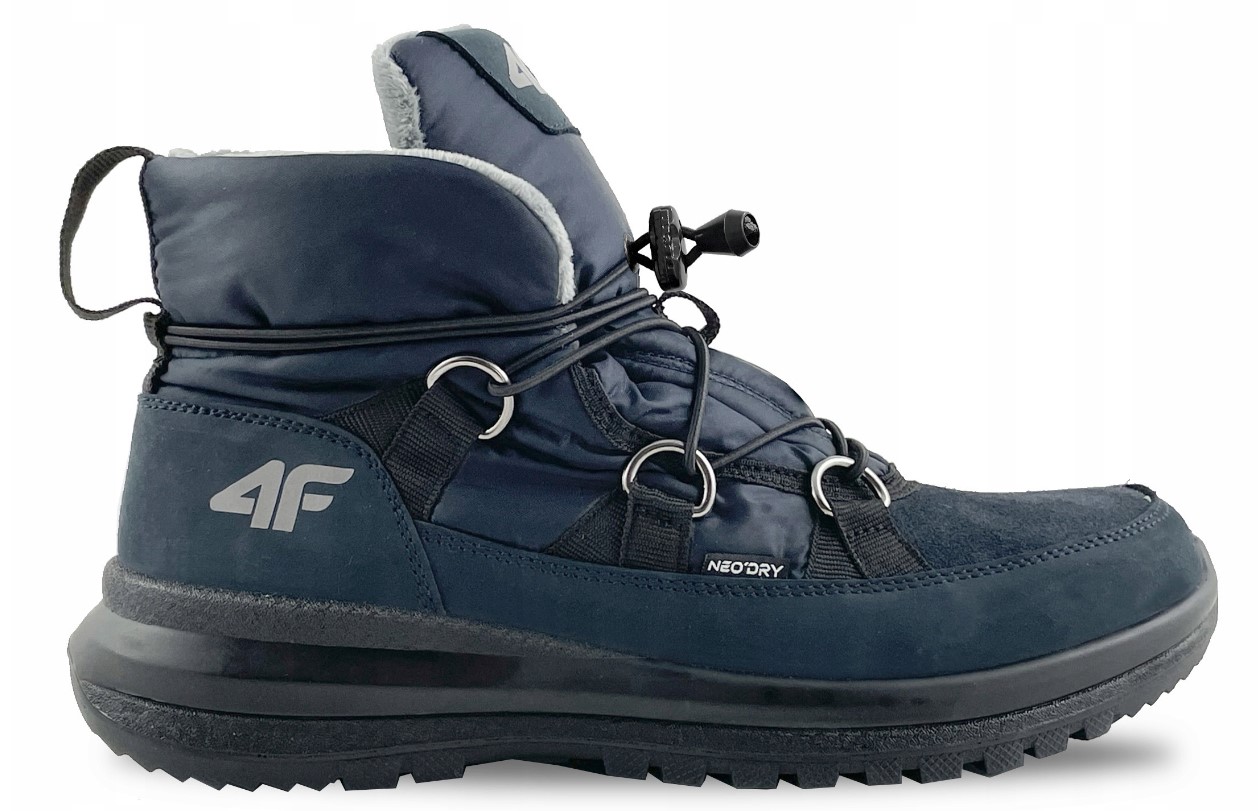 4F Śniegowce Buty Wodoodporne Granat OBDH263 40