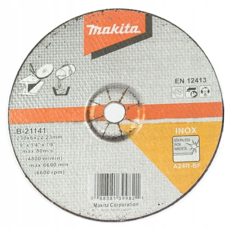 

Makita Tarcza Szlifierskia 230 X 22,23 B-21141