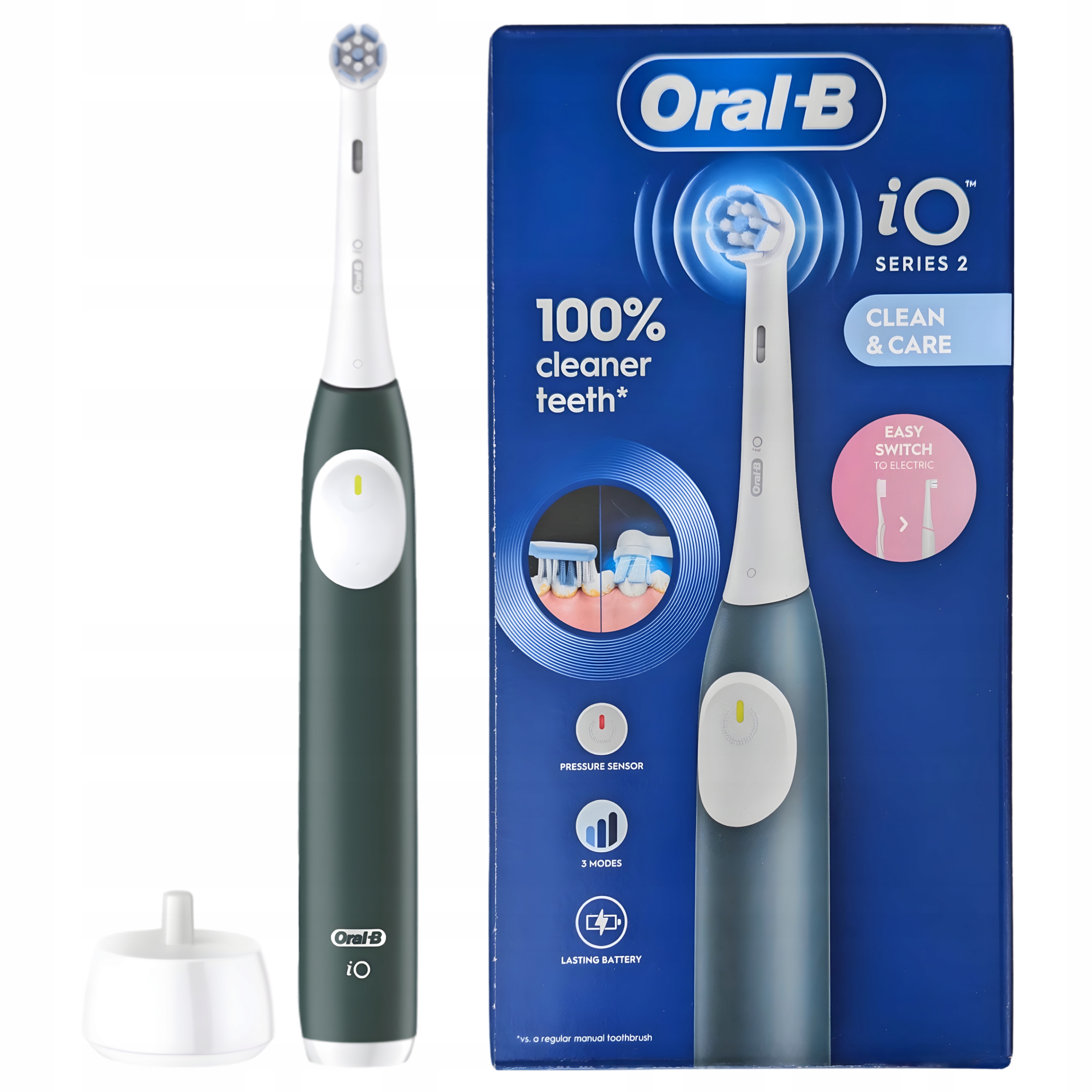 Szczoteczka Elektryczna Magnetyczna Oral-B iO Series 2 Forest Green
