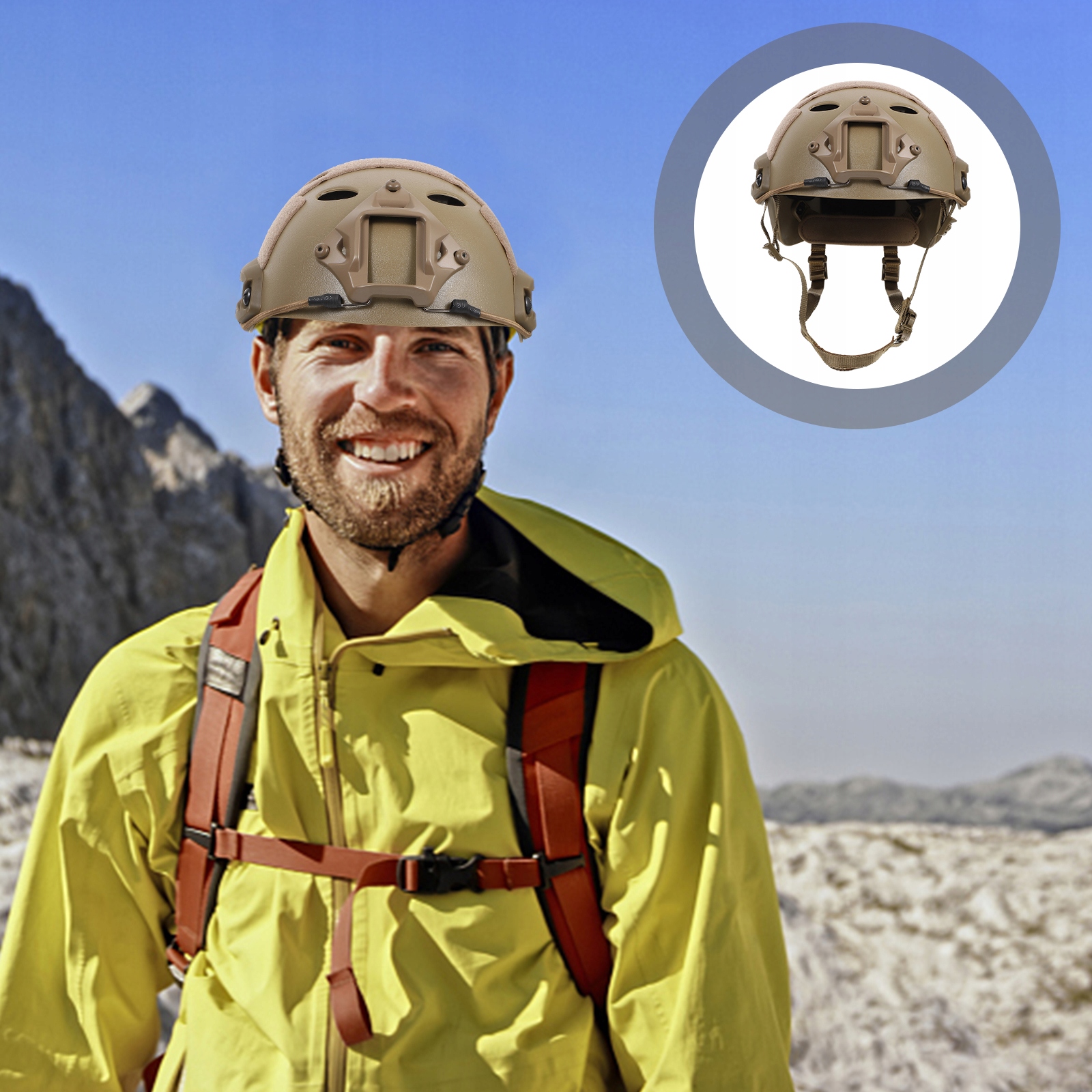 KASK OUTDOOROWY OCHRONA GŁOWY OCHRONNA NA WSTRZĄSY Kod producenta 12687306