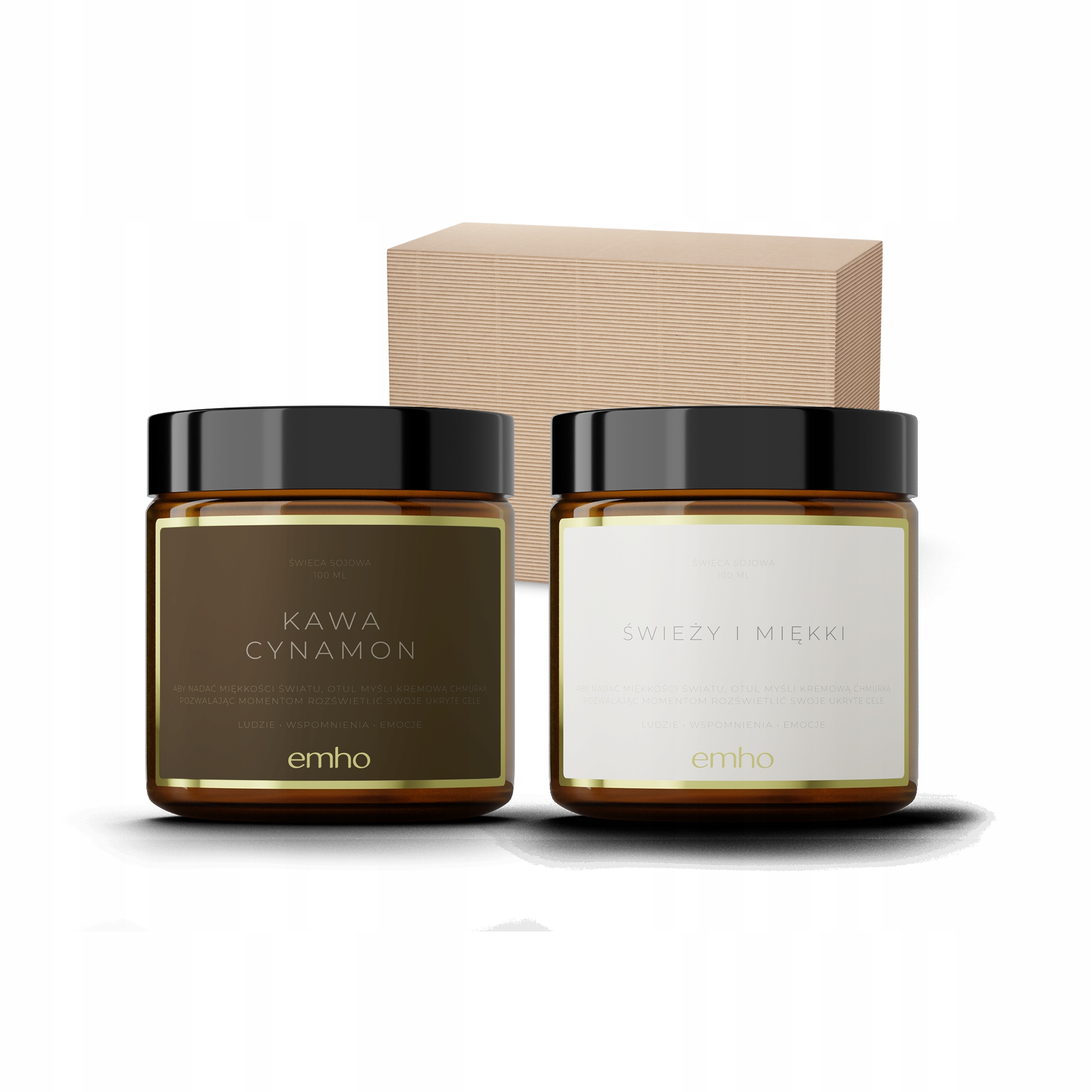 

Zestaw prezentowy Świece Sojowe Kawa Świeży