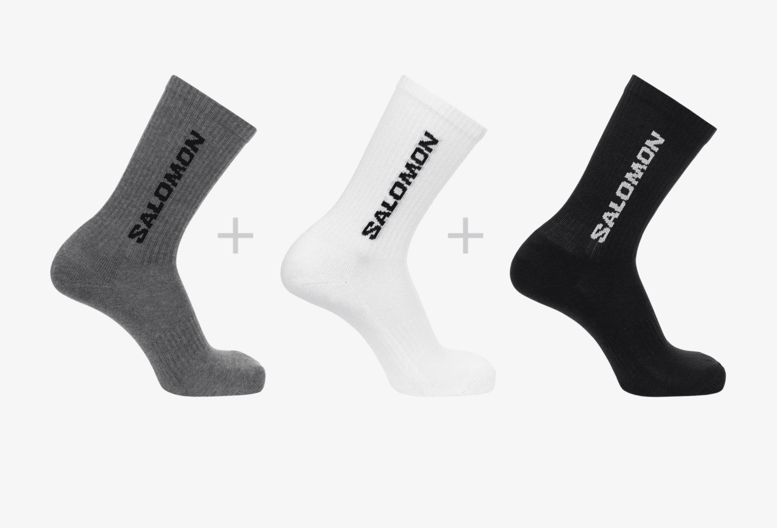 Salomon Skarpetki Wysokie Everyday Crew 3-PACK Wygoda Na Co Dzień L 42-44