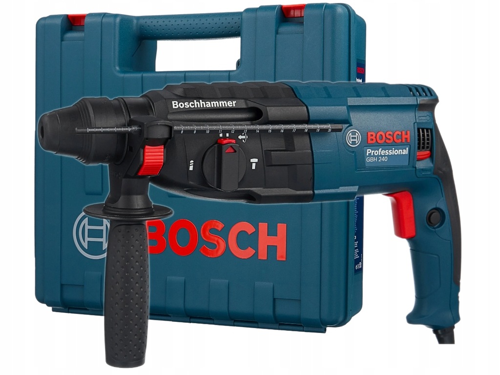 Młotowiertarka Bosch Professional Gbh 240 Sds Plus 2.7 J 790W Walizka