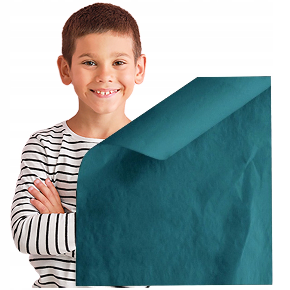 Bibuła Gładka JASNY NIEBIESKI B2 Szkolna GWARANCJA