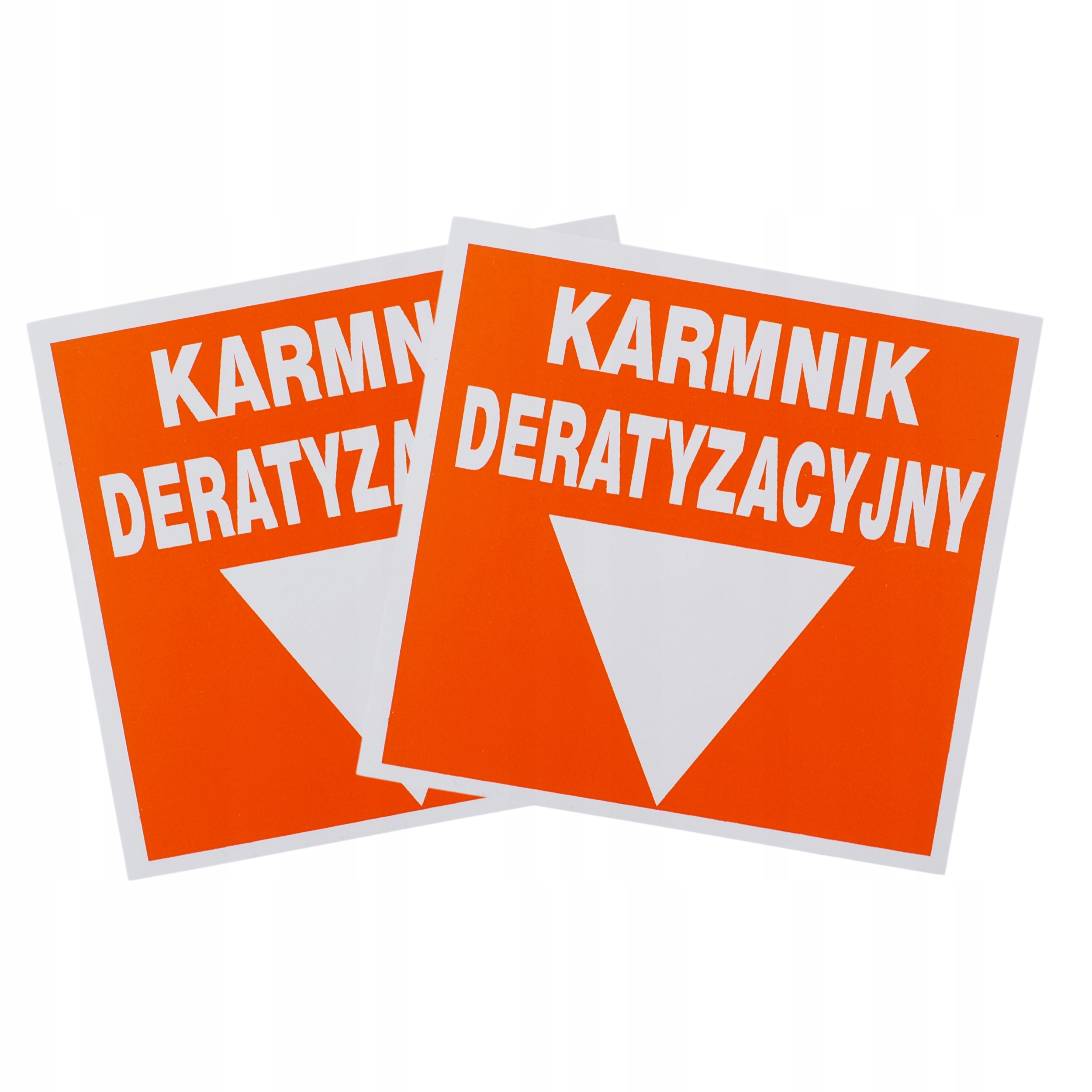 

2x Naklejka ostrzegawcza Karmnik Deratyzacyjny