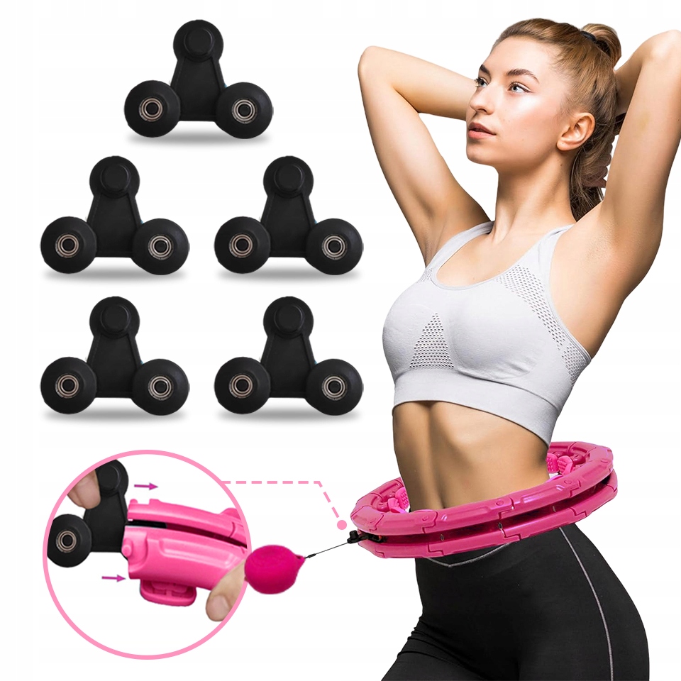 Części Hula Hoop, Łożyska Hula Hoop 5 szt Odchudzające Z Obciążnikiem