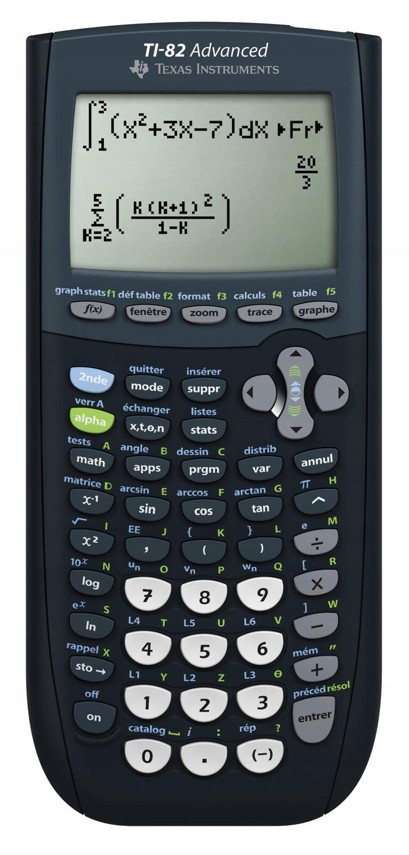 Texas Instruments TI-82 Zaawansowane - Czarny