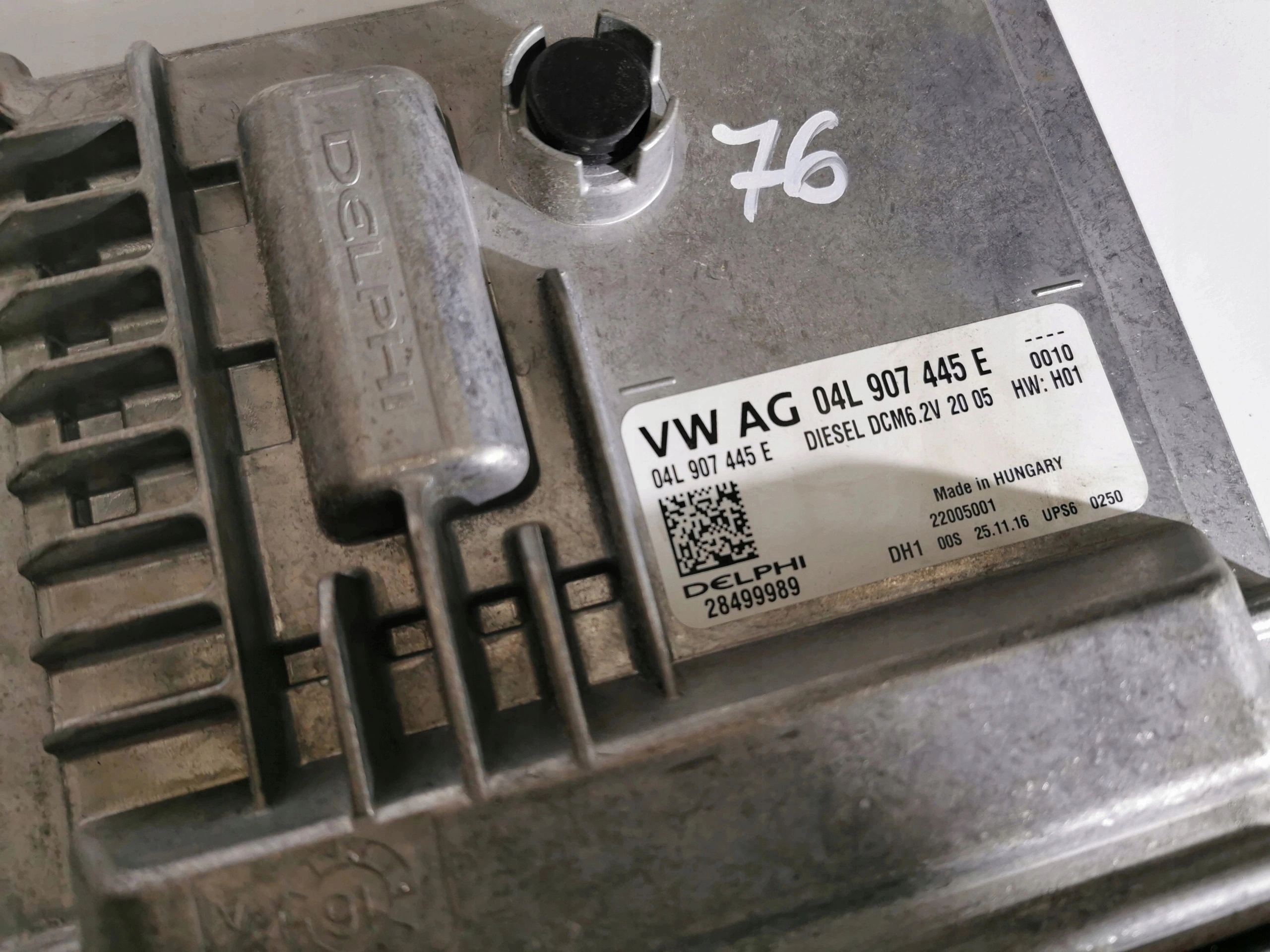 SEAT LEON 1.6TDI 28499989 04L907445E computer ECU