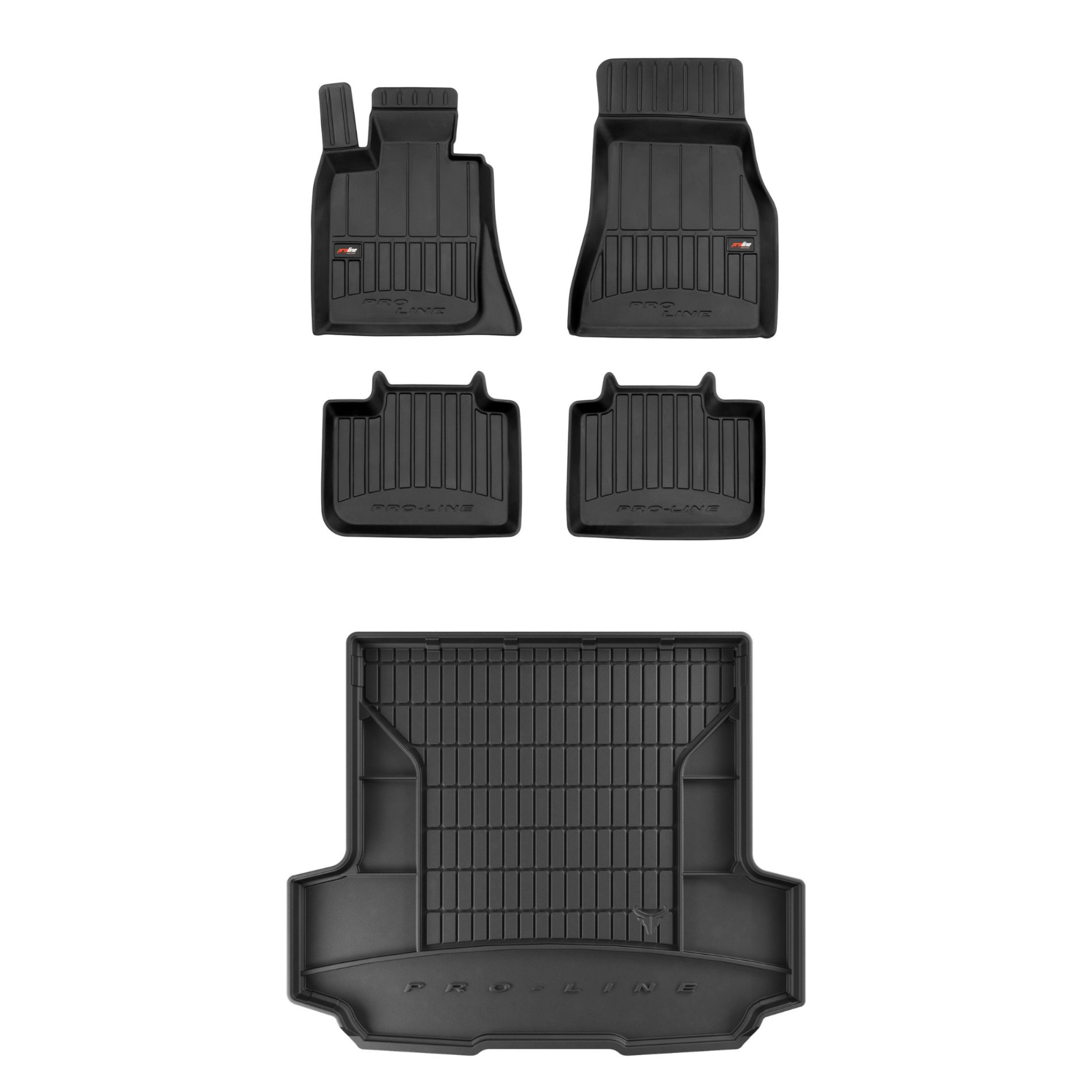 Sada gumových kobercov a rohoží pre Bmw radu 6 Gran Turismo G32 od roku 2017