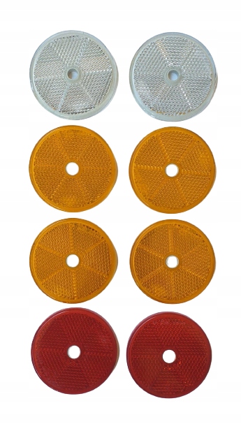 ZESTAW LAMP ODBLASKOWY ODBLASK DO PRZYCZEP DOB-033