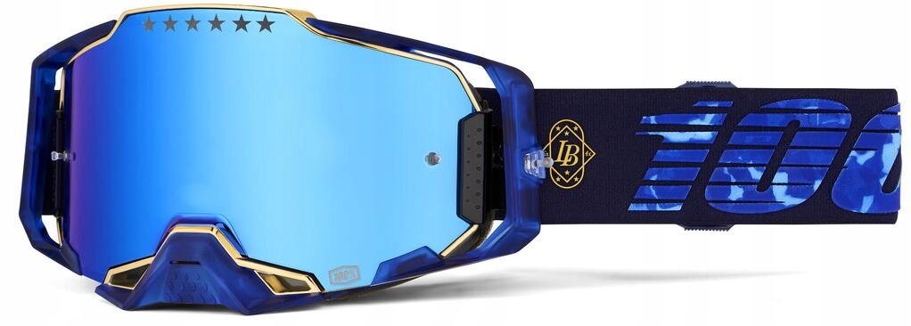 Okuliare Na Cross 100 % Armega Bruni Signature Blue Mirror Blue 50005-10051