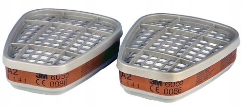 

Pochłaniacz Filtr Węglowy Do Maski 3M 6051 A1 2szt