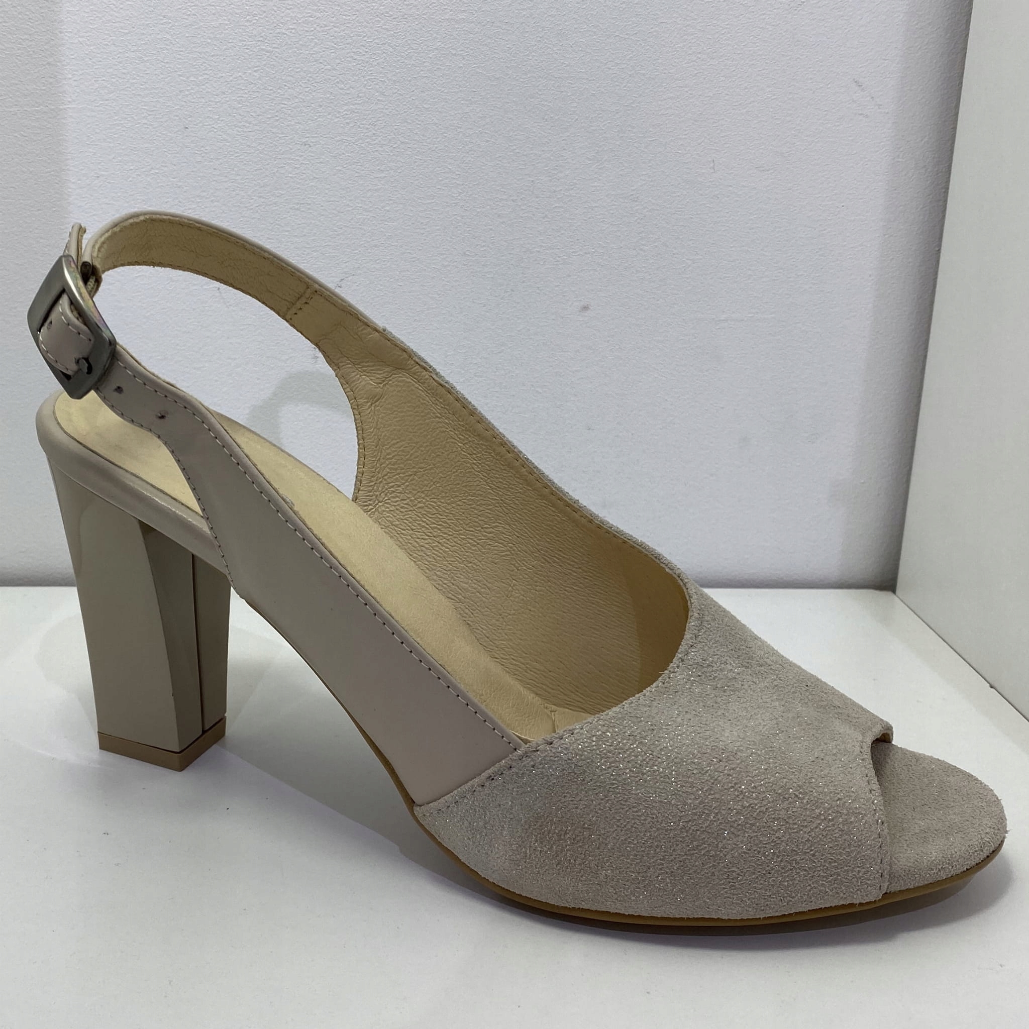 Dámské sandály Higo kůže 1701 Béžová 40