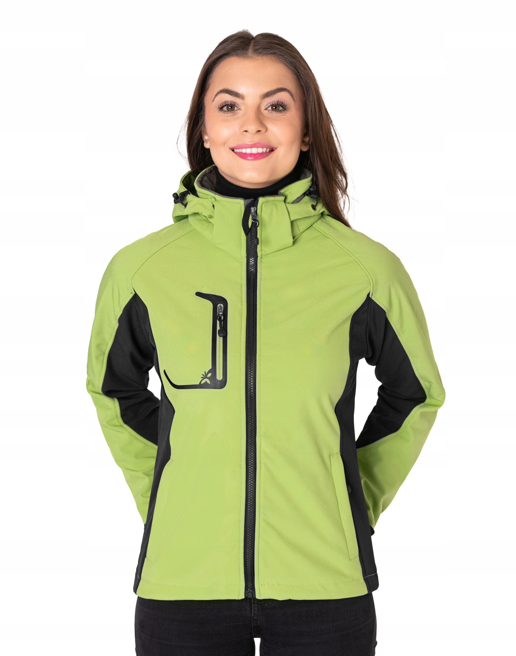Kurtka Sportowa Damska Termoaktywna Przejściowa Softshell Polar F307-01 XL