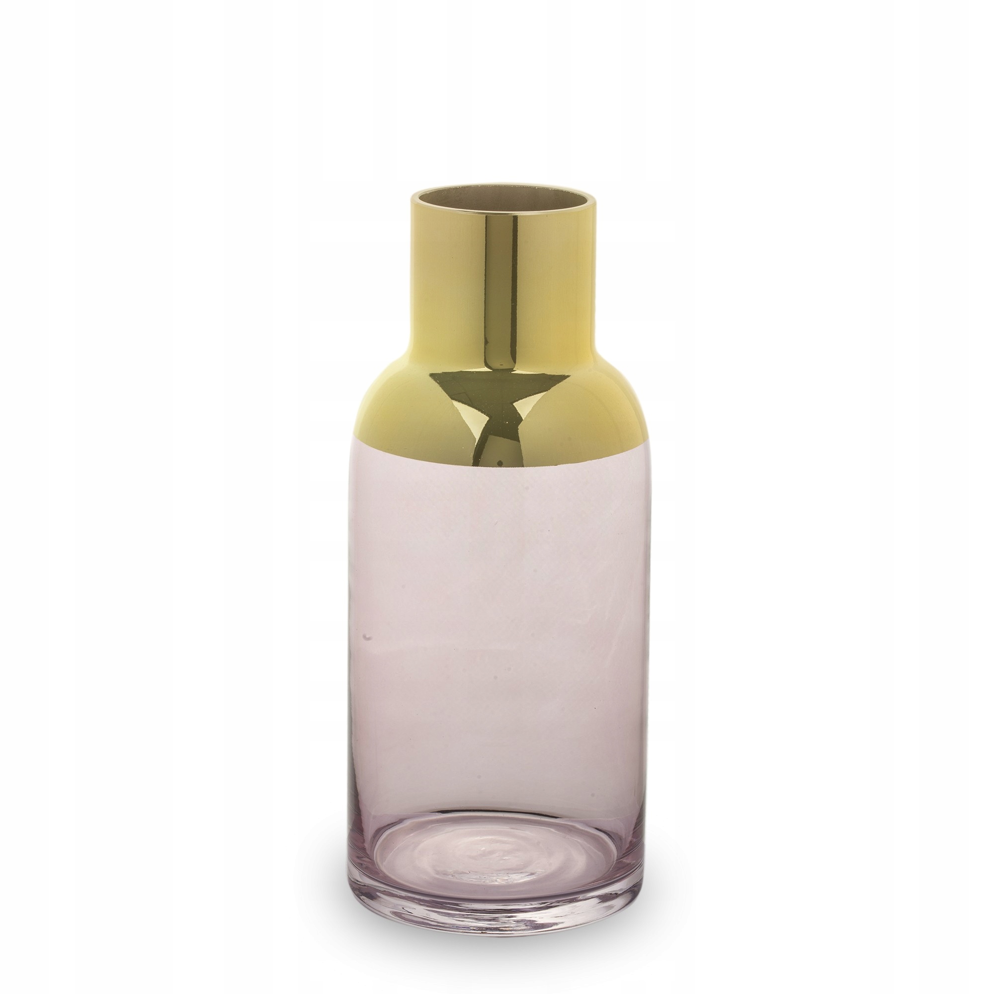 WAZON SZKLANY NOWOCZESNY SZKŁO H24CM GLAMOUR ZŁOTY