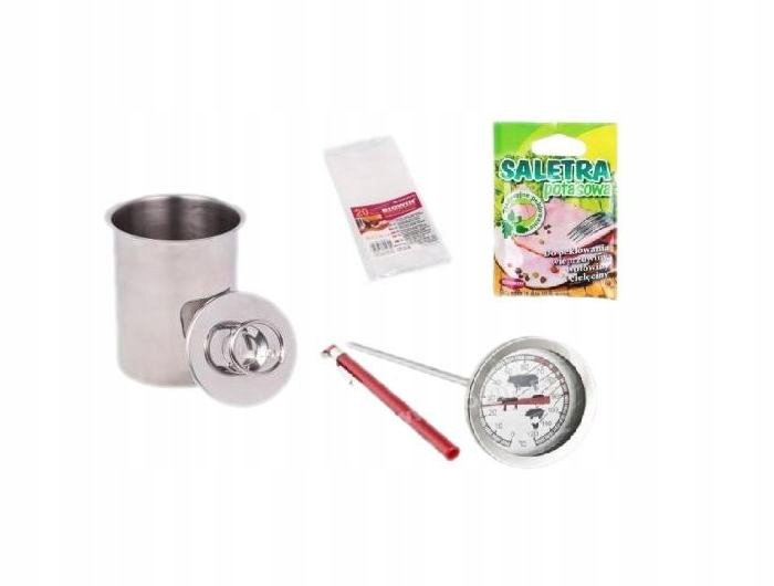 Uzenářský set 2x Šunkovar 1,5 kg Teploměr