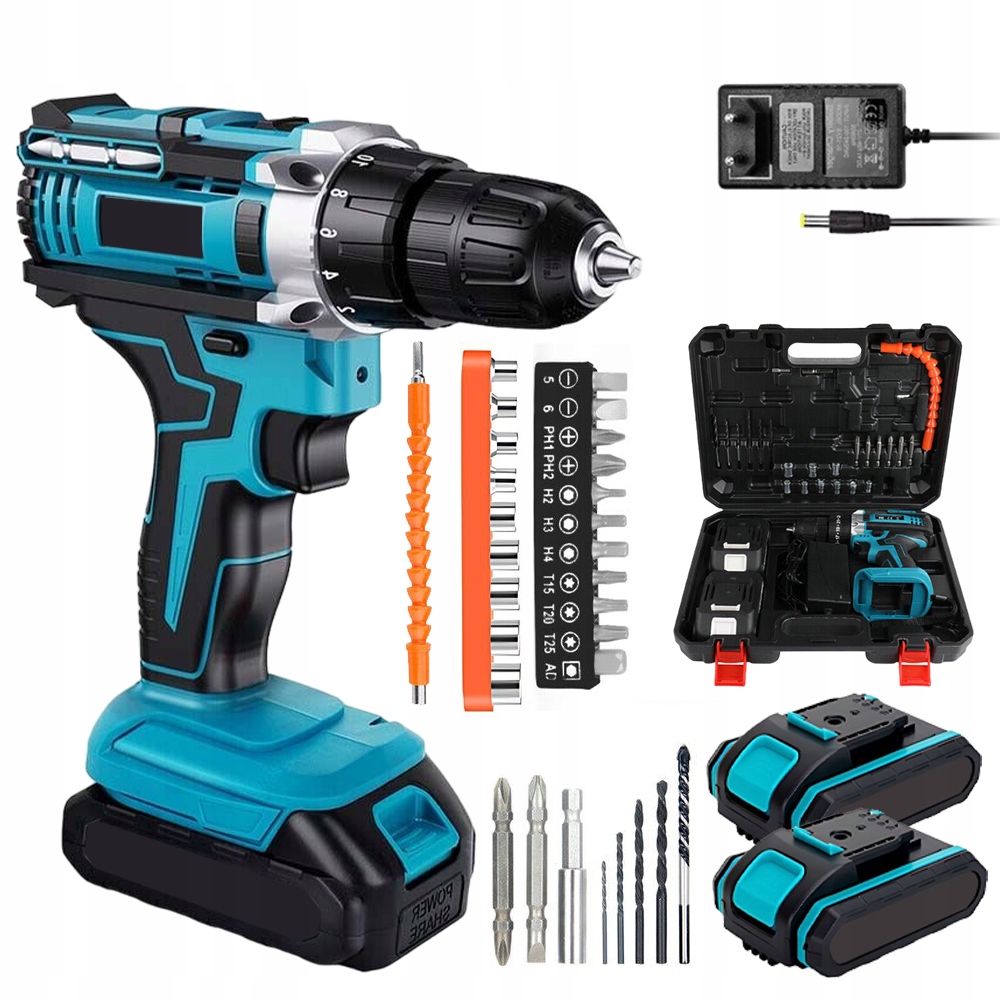 Aku Vrtačka Akumulátorový 20V Kufr 2AKU 1200 mAh