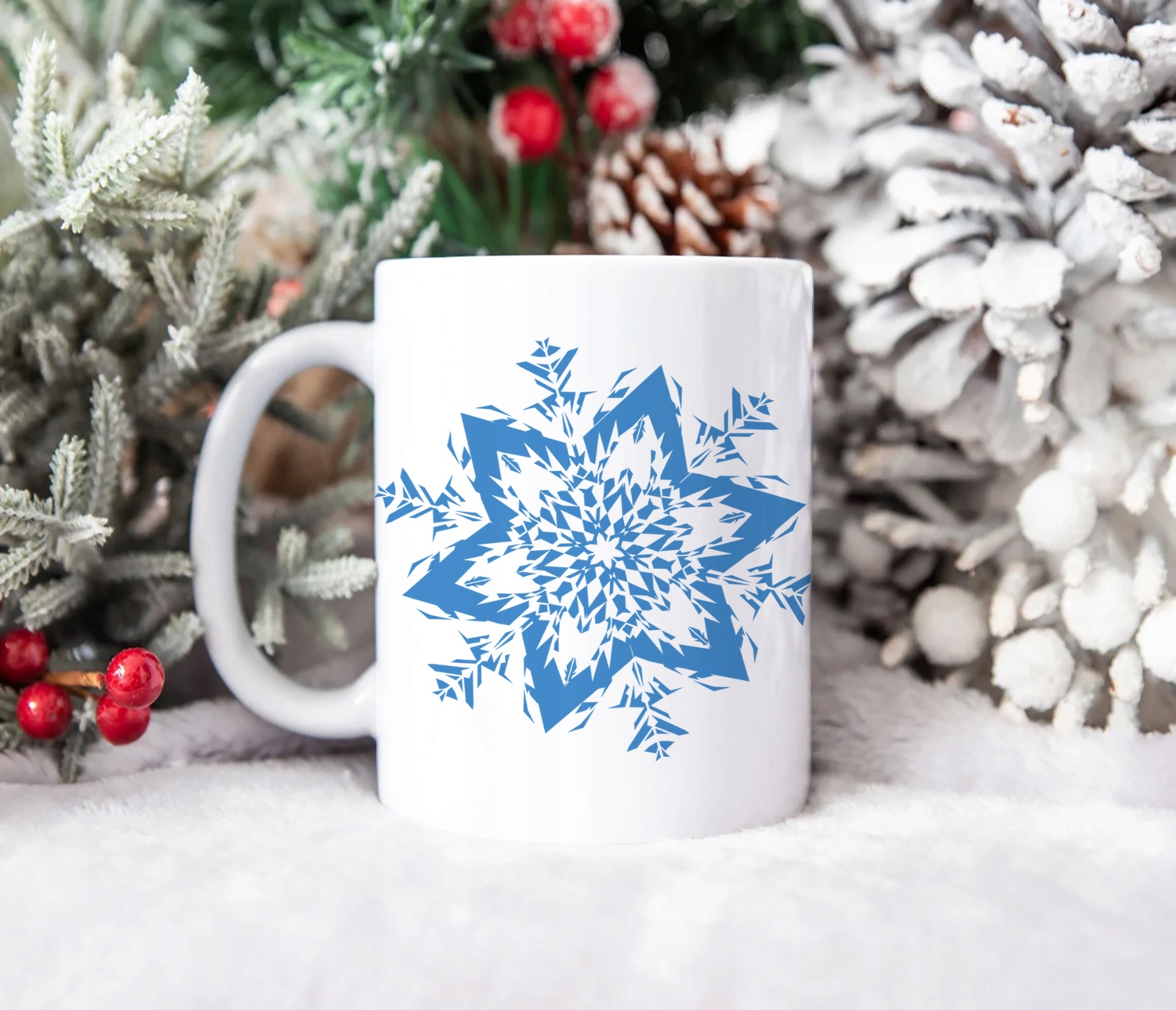 SUPER ŚWIĄTECZNY KUBEK PREZENT 330ml ŚNIEŻYNKA Rodzaj kubek