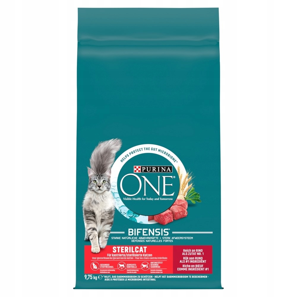 Levně Purina One Sterilcat Hovězí maso 9,75 kg