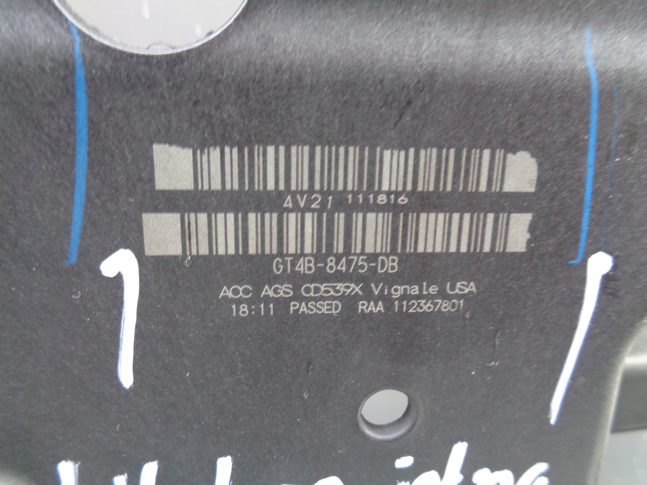 intake air steering wheel, blinds air line FORD EDGE 16